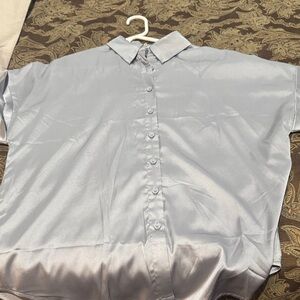 Light Blue Button-Up Shirt